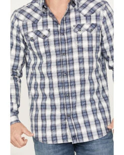 Moonshine Spirit Men's Rattler Plaid Print Long Sleeve Western Snap Shirt -Ariat Store 2000386083 410 P3