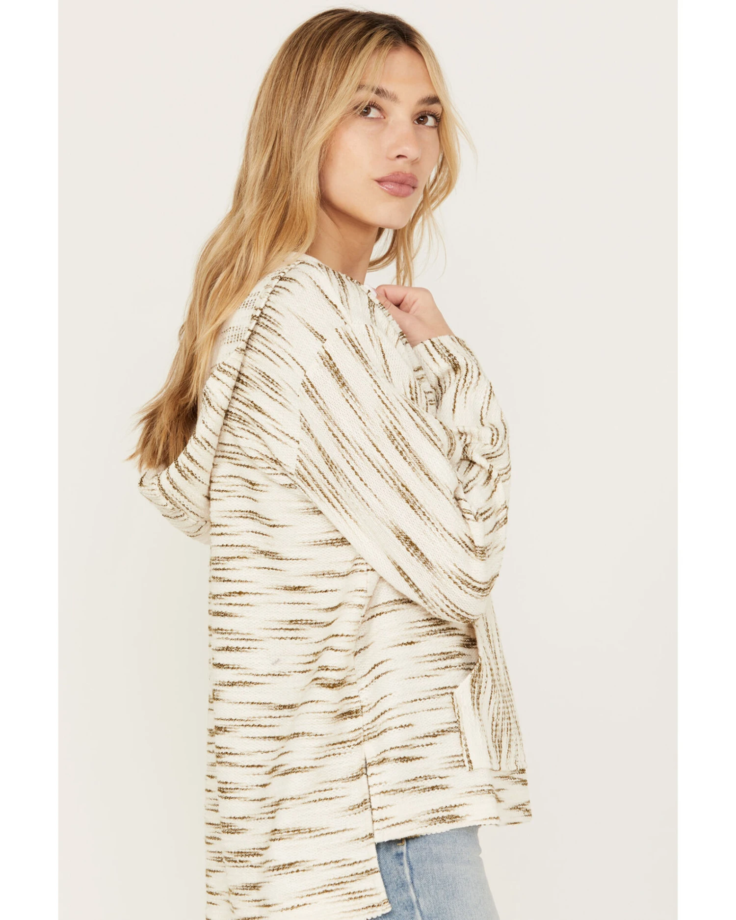 Cleo + Wolf Women's Space-Dye Baja Hoodie 3 Cleo + Wolf Women's Space-Dye Baja Hoodie