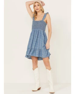 Ariat Women's Paisley Print Pursuit Denim Dress