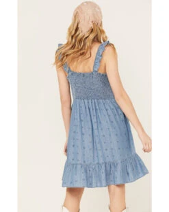 Ariat Women's Paisley Print Pursuit Denim Dress -Ariat Store 2000386650 400 P4