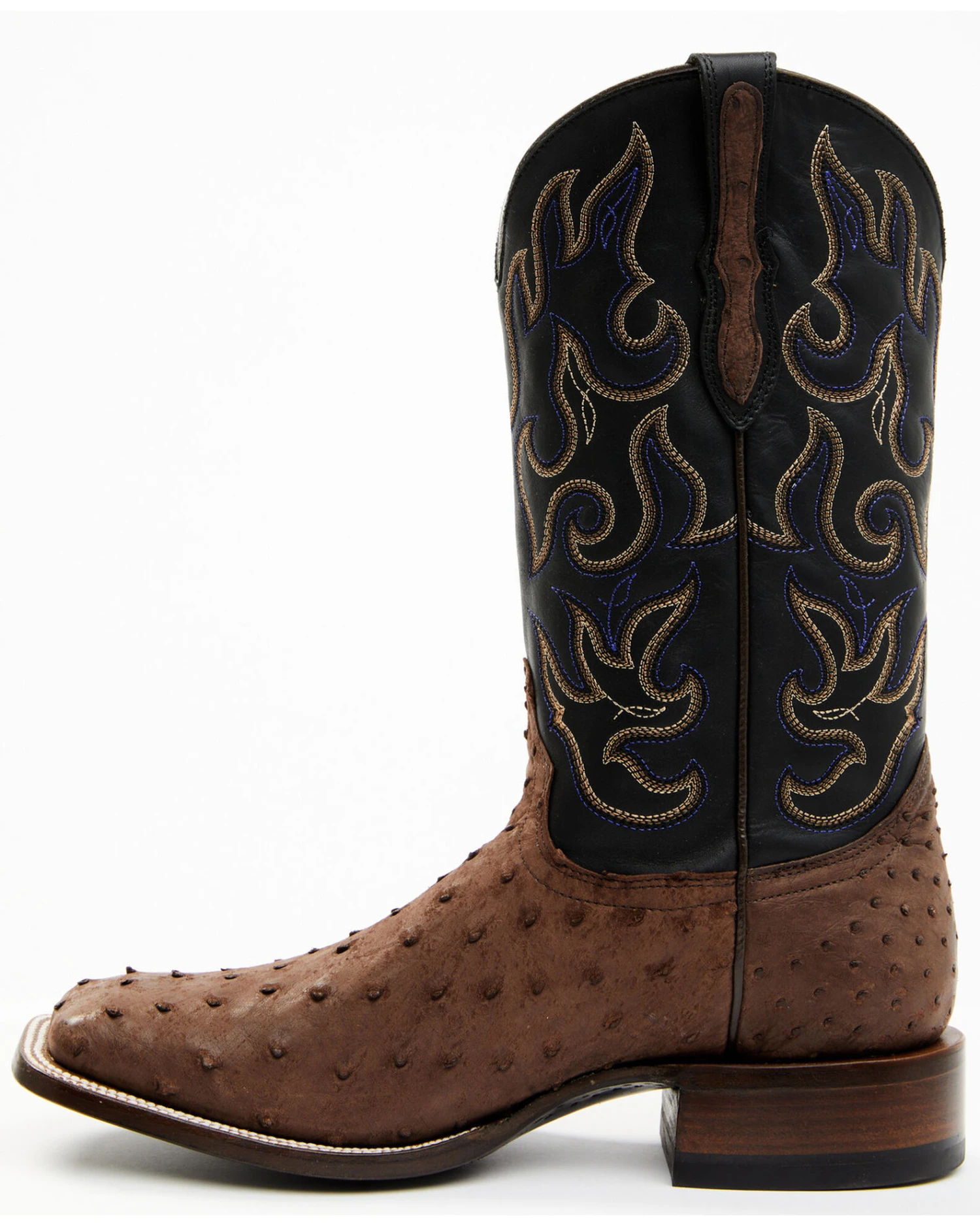 Cody James Men's Exotic Full Quill Ostrich Western Boots - Broad Square Toe 9 Cody James Men's Exotic Full Quill Ostrich Western Boots - Broad Square Toe - Image 7