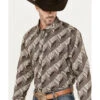 RANK 45 Men's Altonwon Striped Geo Print Long Sleeve Button-Down Western Shirt -Ariat Store 2000387663 205 P2
