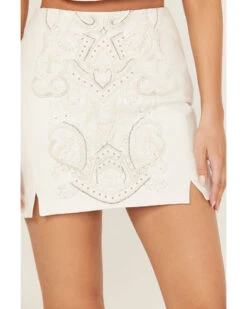 Wonderwest Women's Soutache Mini Skirt