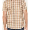 Cody James Men's Anderson Plaid Print Short Sleeve Button-Down Western Shirt -Ariat Store 2000389186 280 P3