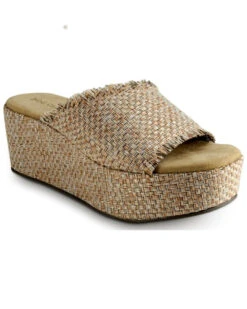 Band Of The Free Women's Platform Fringed Slide Sandal -Ariat Store 2000395549 280 P1