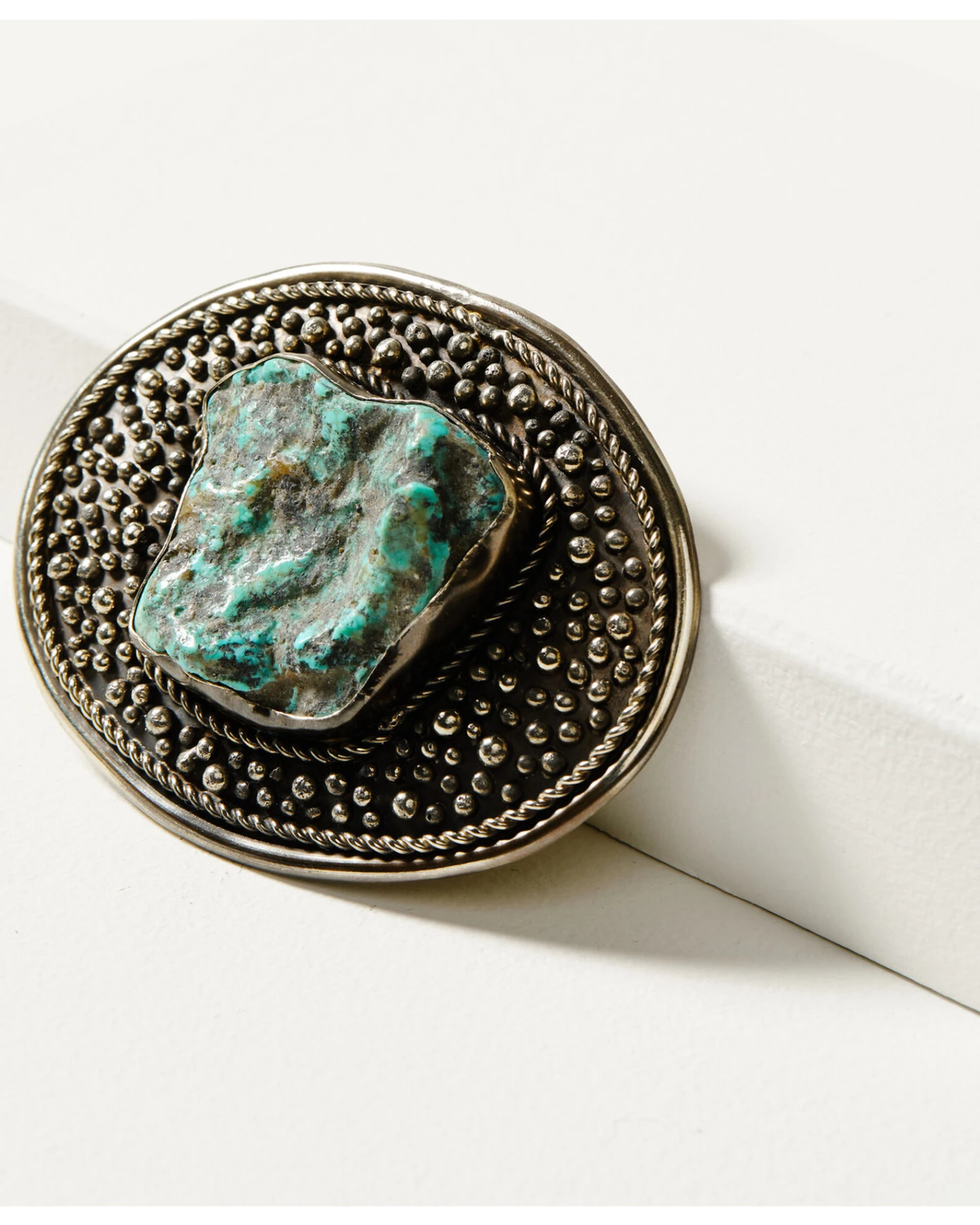 Paige Wallace Women's Oval Turquoise Buckle 4 Paige Wallace Women's Oval Turquoise Buckle - Image 2