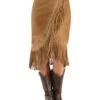 Kobler Leather Women's Yuma Fringe Suede Skirt