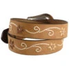 Nocona Belt Co. Women's Floral Stitched Leather Belt 2 Nocona Belt Co. Women's Floral Stitched Leather Belt -Ariat Store 258A25 41 P2