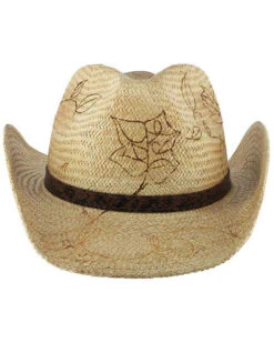 Shyanne Women's Floral Branded Straw Hat 10 Shyanne Women's Floral Branded Straw Hat -Ariat Store 281CJ8 22 D1