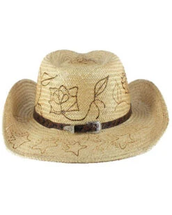 Shyanne Women's Floral Branded Straw Hat 11 Shyanne Women's Floral Branded Straw Hat -Ariat Store 281CJ8 22 D2