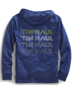 Tin Haul Men's Retro Screen Print Zip-Up Hooded Jacket